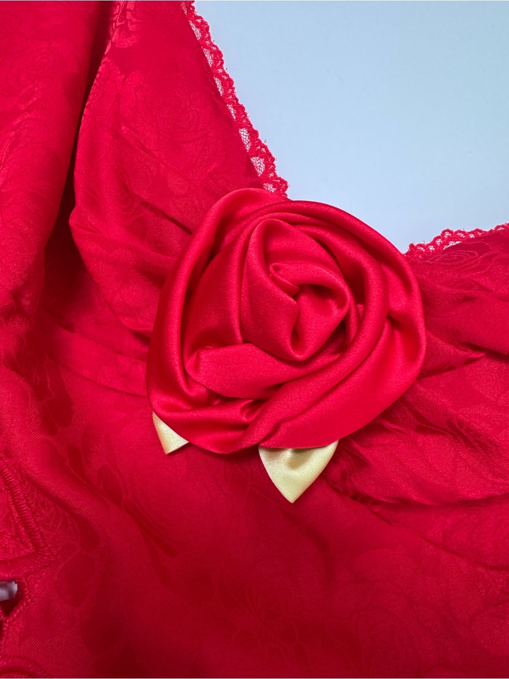 For Love & Lemons Red Claudia Mini Dress - Picture 5 of 14